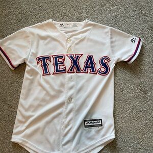 Kids Texas Rangers White Jersey
